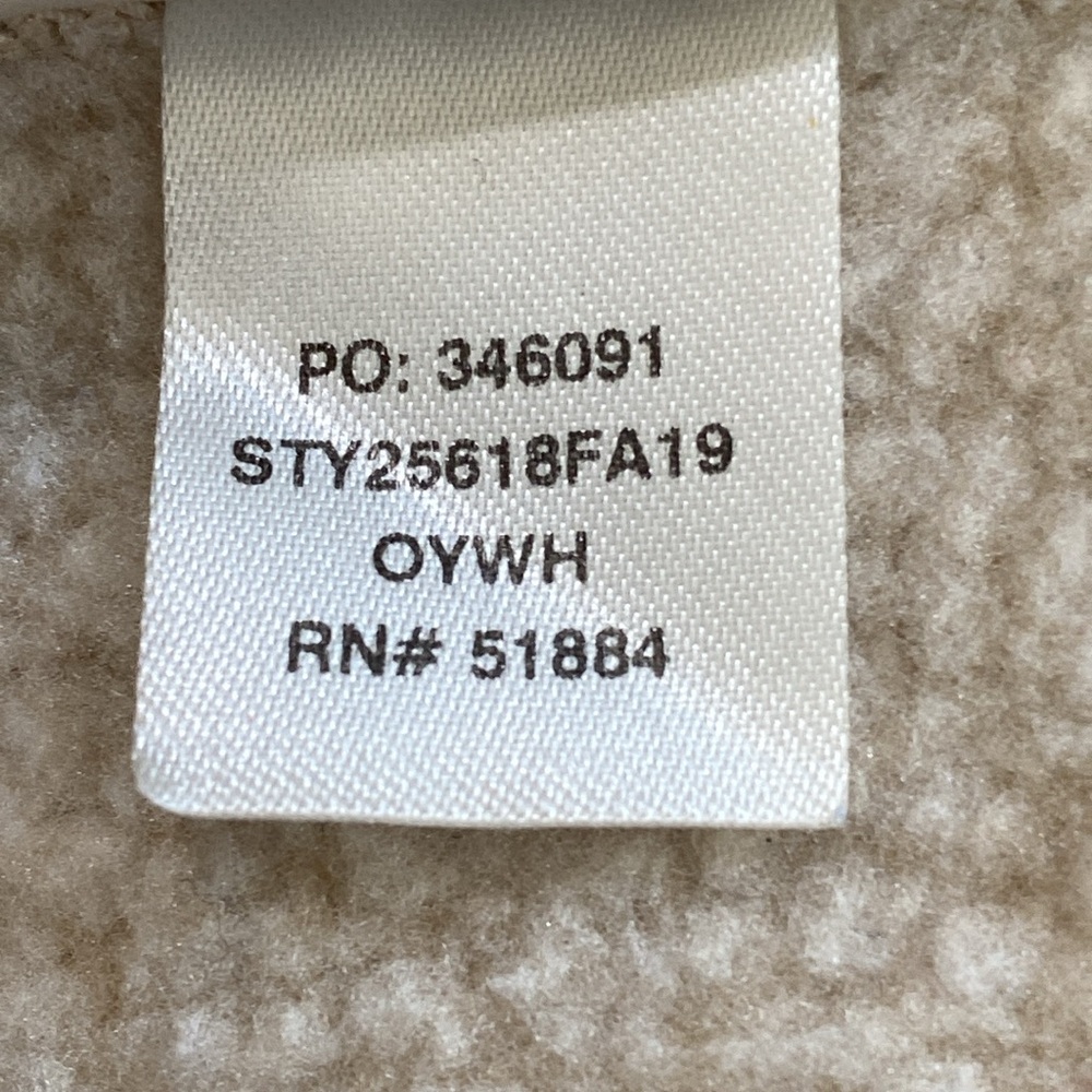Patagonia‎ Women's 1/4 Quarter Zip Better Sweater Pullover in Oyster White Small - Picture 11 of 11